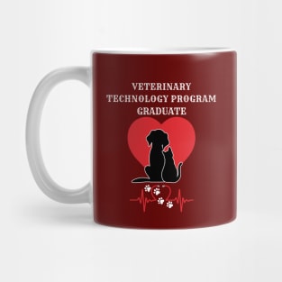 Veterinary technology program graduate love of pets Frit-Tees Mug